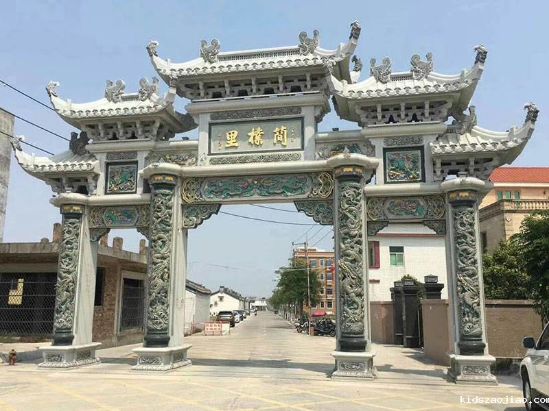 农村石牌坊雕刻制作厂家